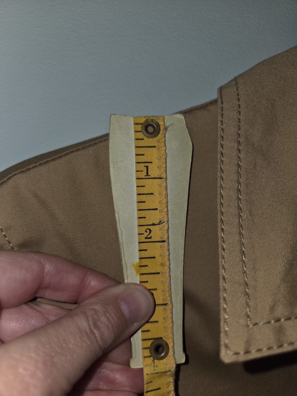 Veronica Beard Tan Collar Shirt - Neutral Beige - Picture 5 of 9
